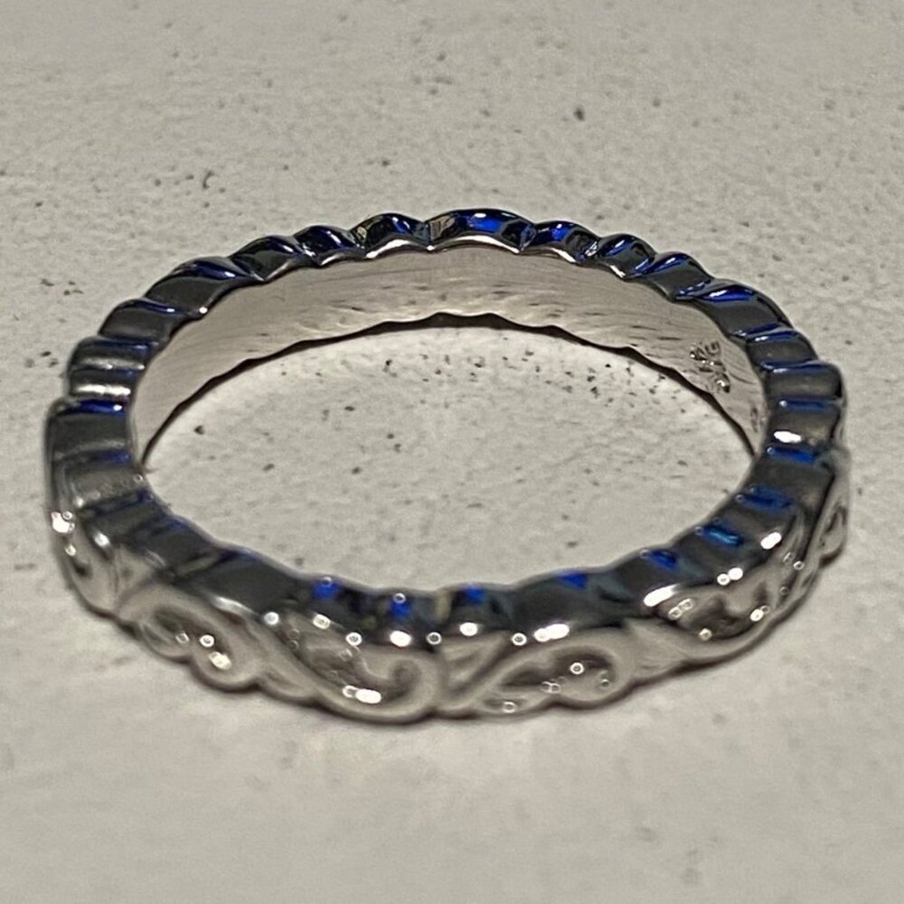 Stacker Ring Size 7.5 SAI Jewelry Sterling Silver Stamped 925 - Picture 8 of 8